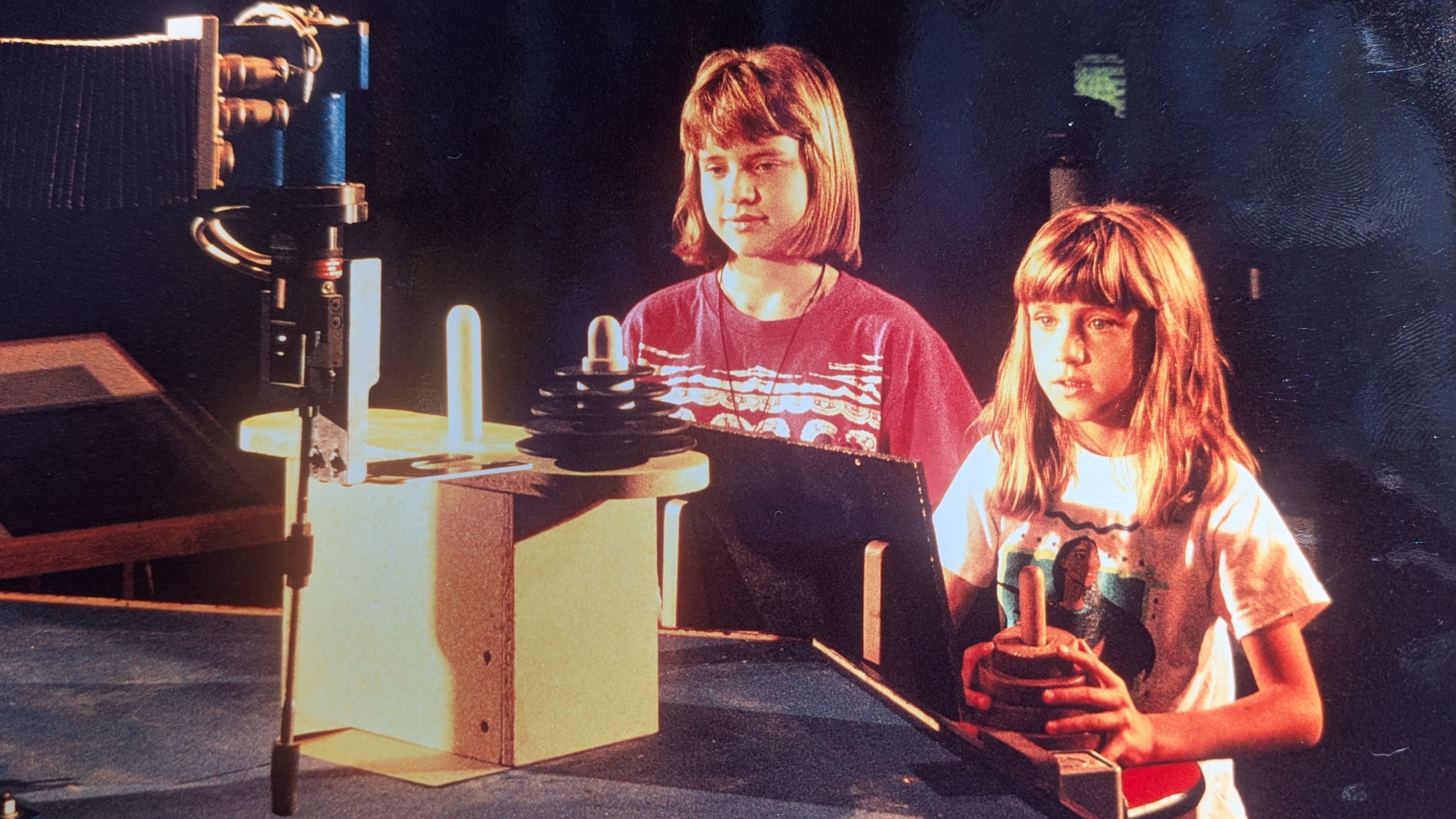 At the Science Center Exhibit